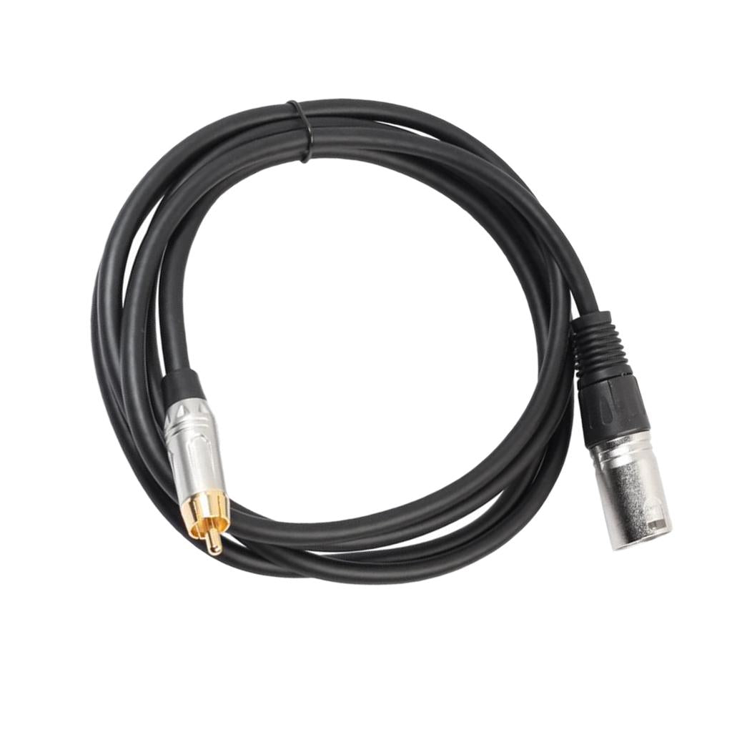 RCA Male to XLR Female Microphone Speaker Audio Cable for Home Theatre Stage