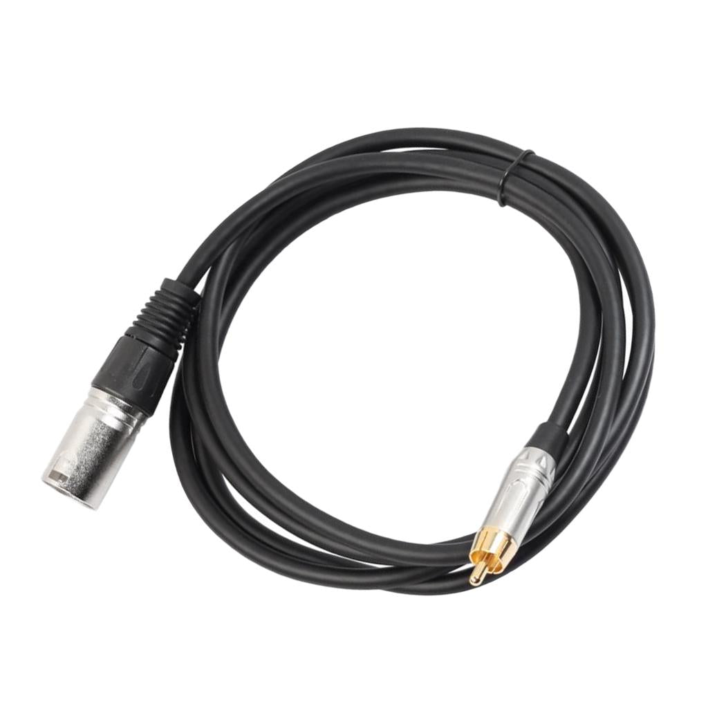 RCA Male to XLR Female Microphone Speaker Audio Cable for Home Theatre Stage