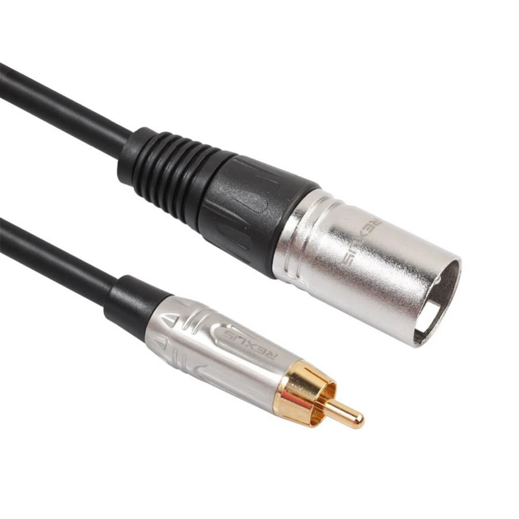 RCA Male to XLR Female Microphone Speaker Audio Cable for Home Theatre Stage