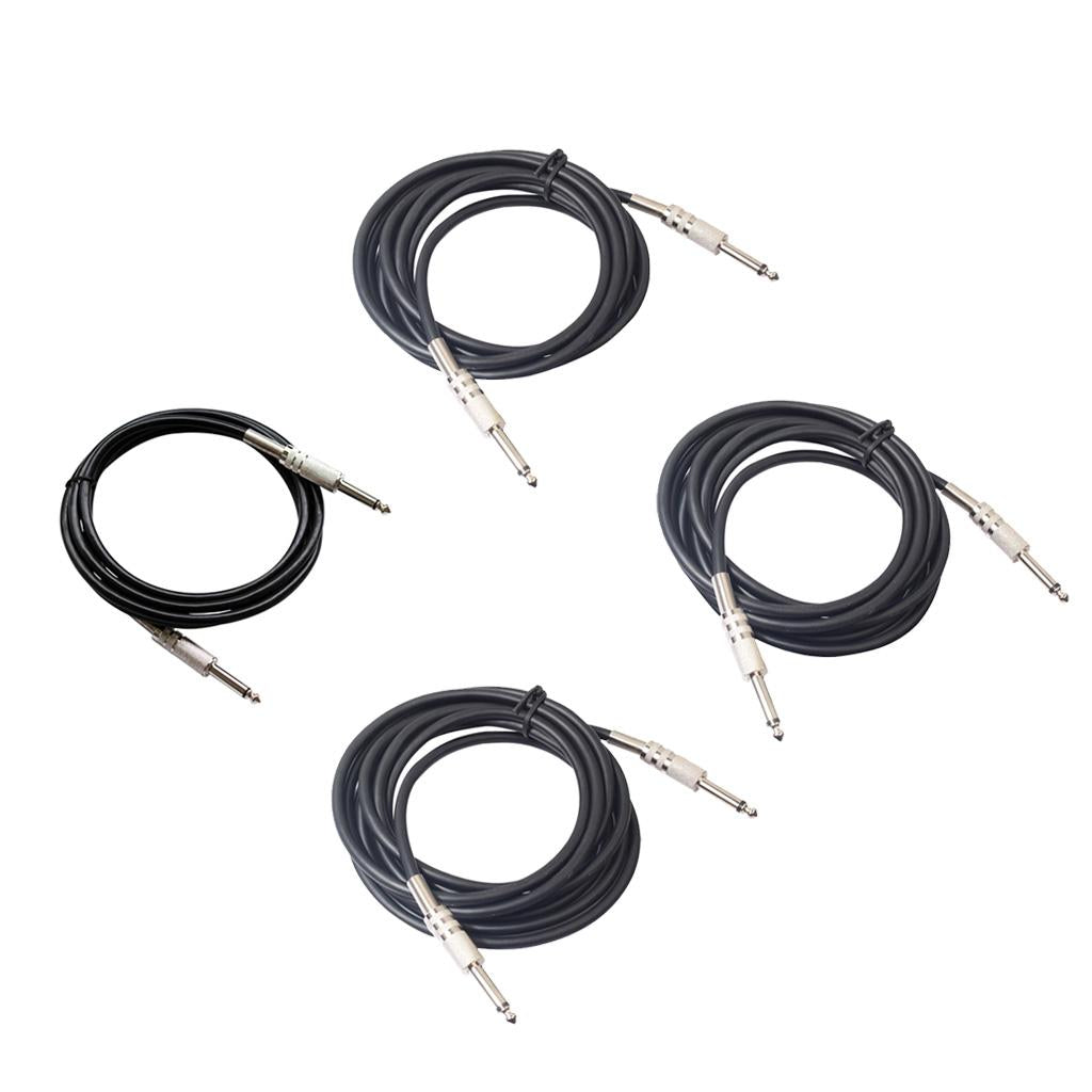 Instrument Cable 1/4inch Straight to Straight for Electric Guitar 180cm
