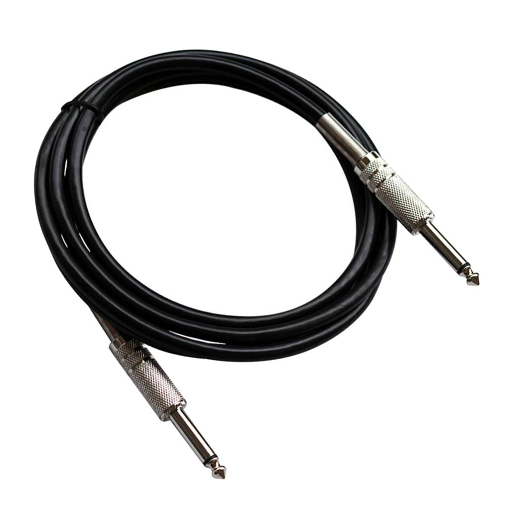 Instrument Cable 1/4inch Straight to Straight for Electric Guitar 180cm