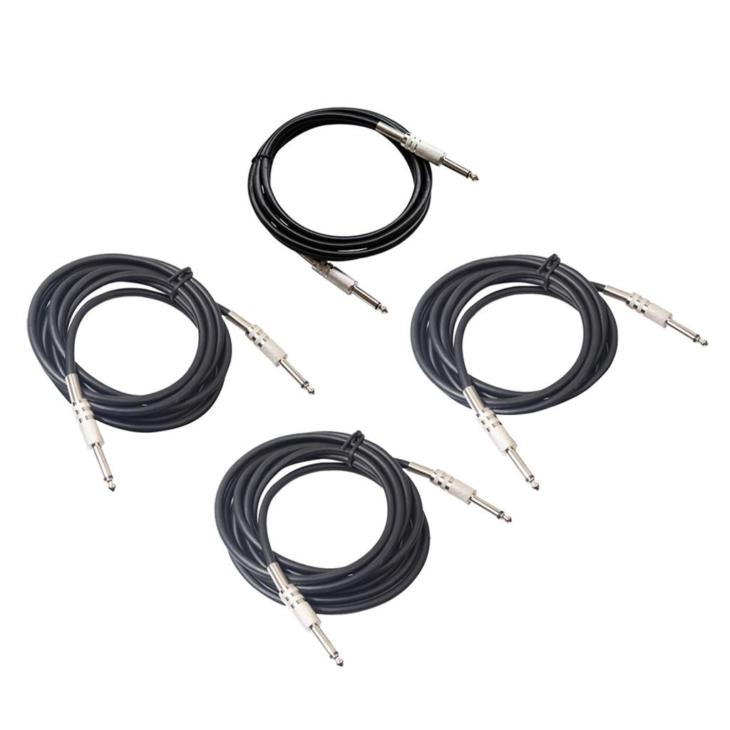 Instrument Cable 1/4inch Straight to Straight for Electric Guitar 180cm