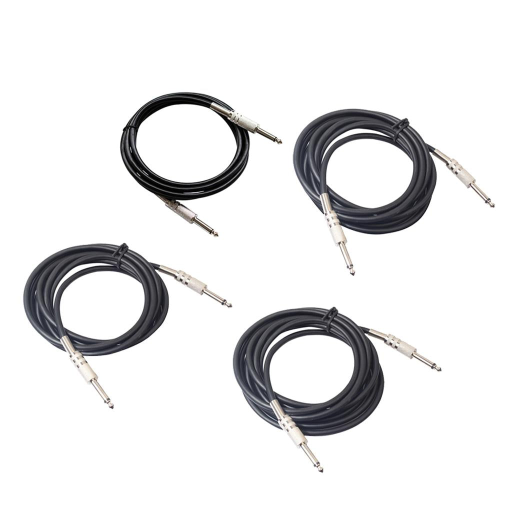 Instrument Cable 1/4inch Straight to Straight for Electric Guitar 180cm