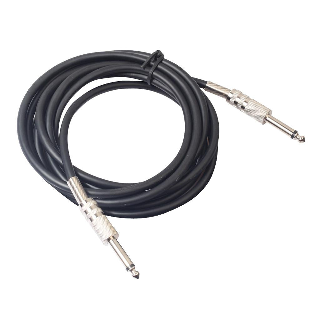Instrument Cable 1/4inch Straight to Straight for Electric Guitar 500cm