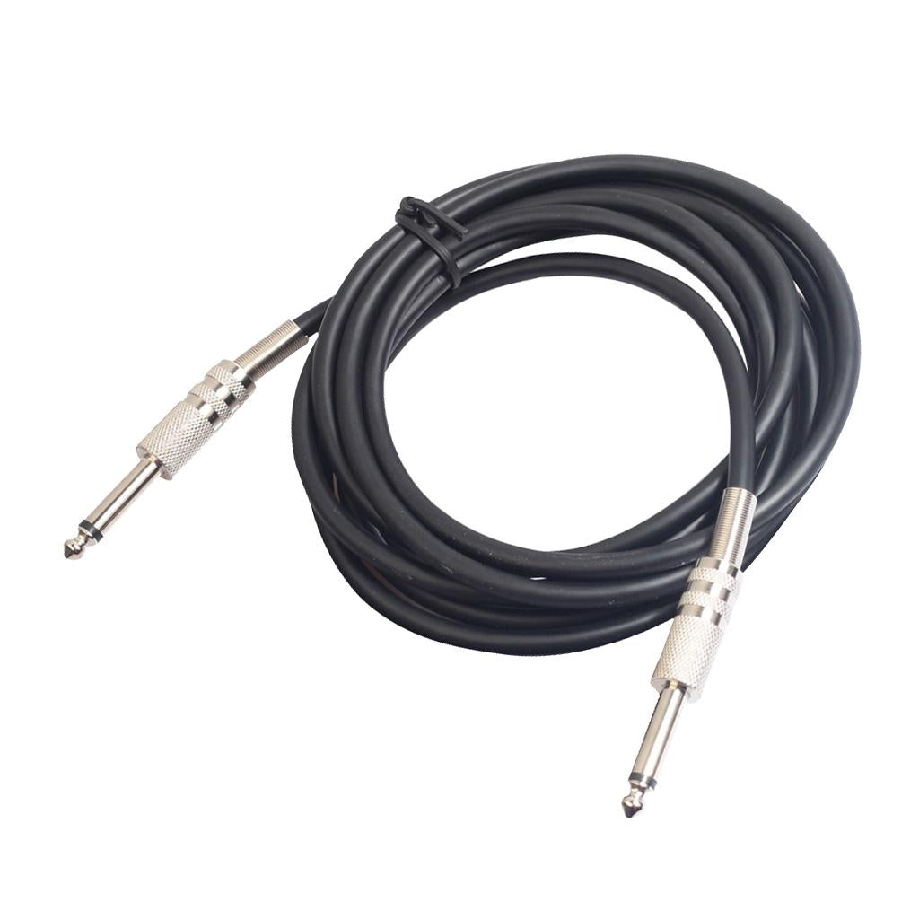 Instrument Cable 1/4inch Straight to Straight for Electric Guitar 500cm
