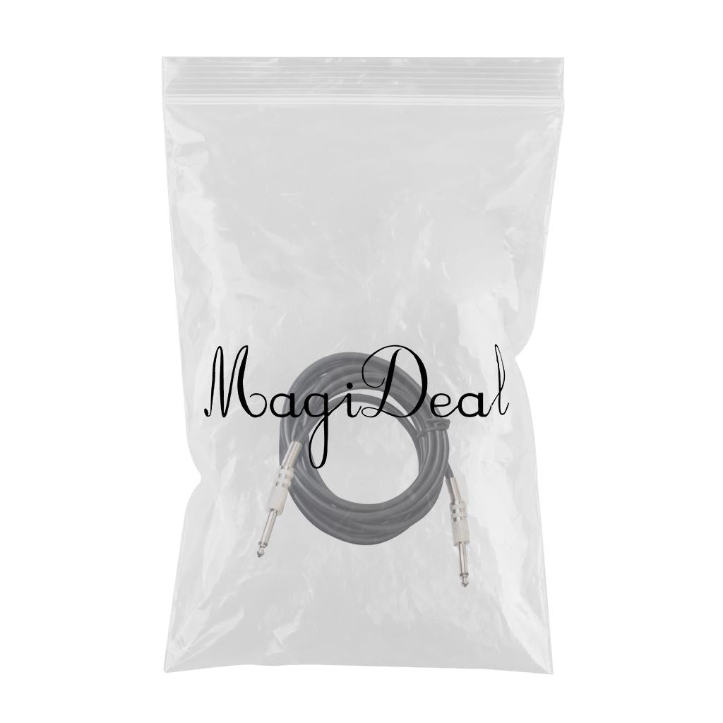 Instrument Cable 1/4inch Straight to Straight for Electric Guitar 500cm