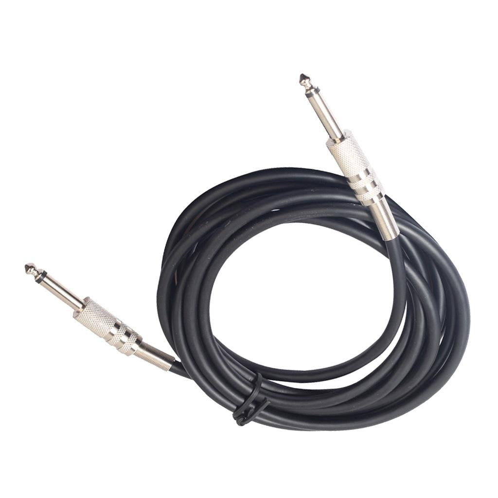 Instrument Cable 1/4inch Straight to Straight for Electric Guitar 500cm