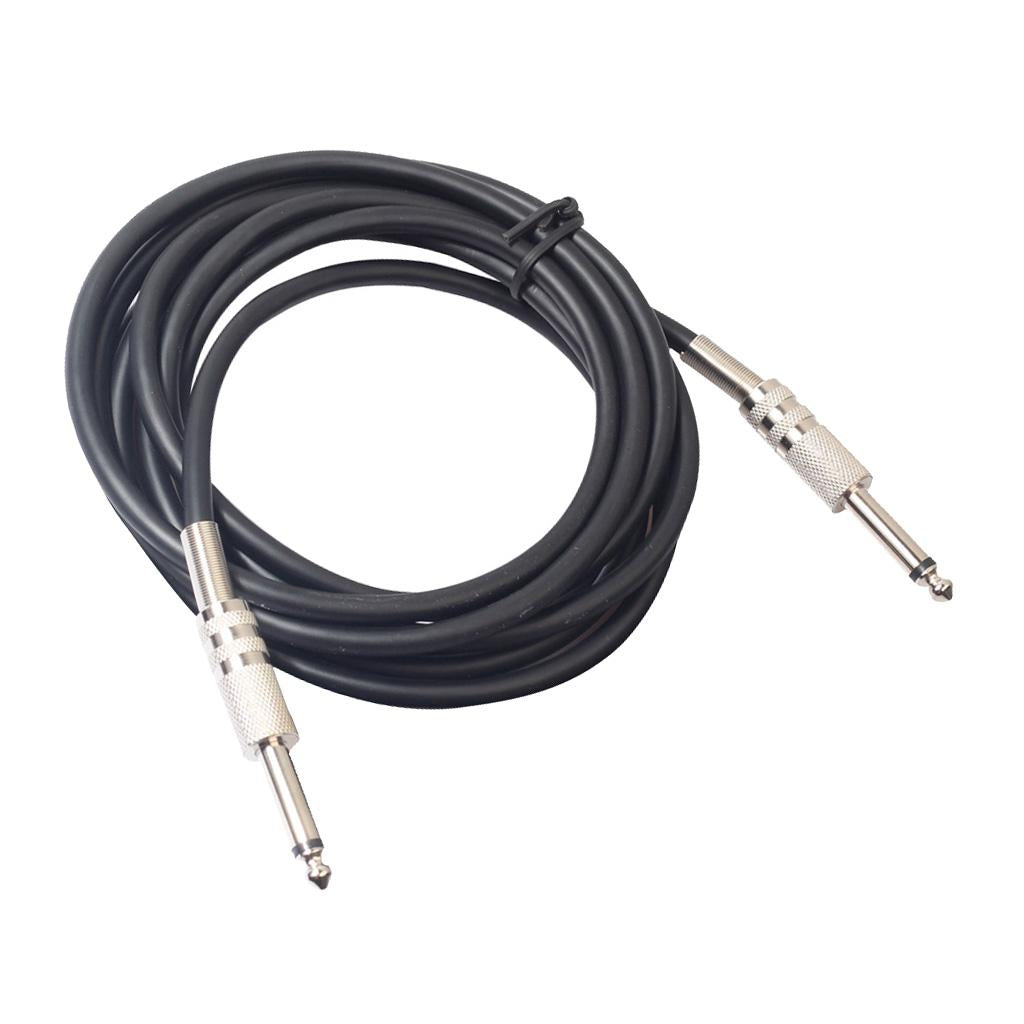 Instrument Cable 1/4inch Straight to Straight for Electric Guitar 500cm