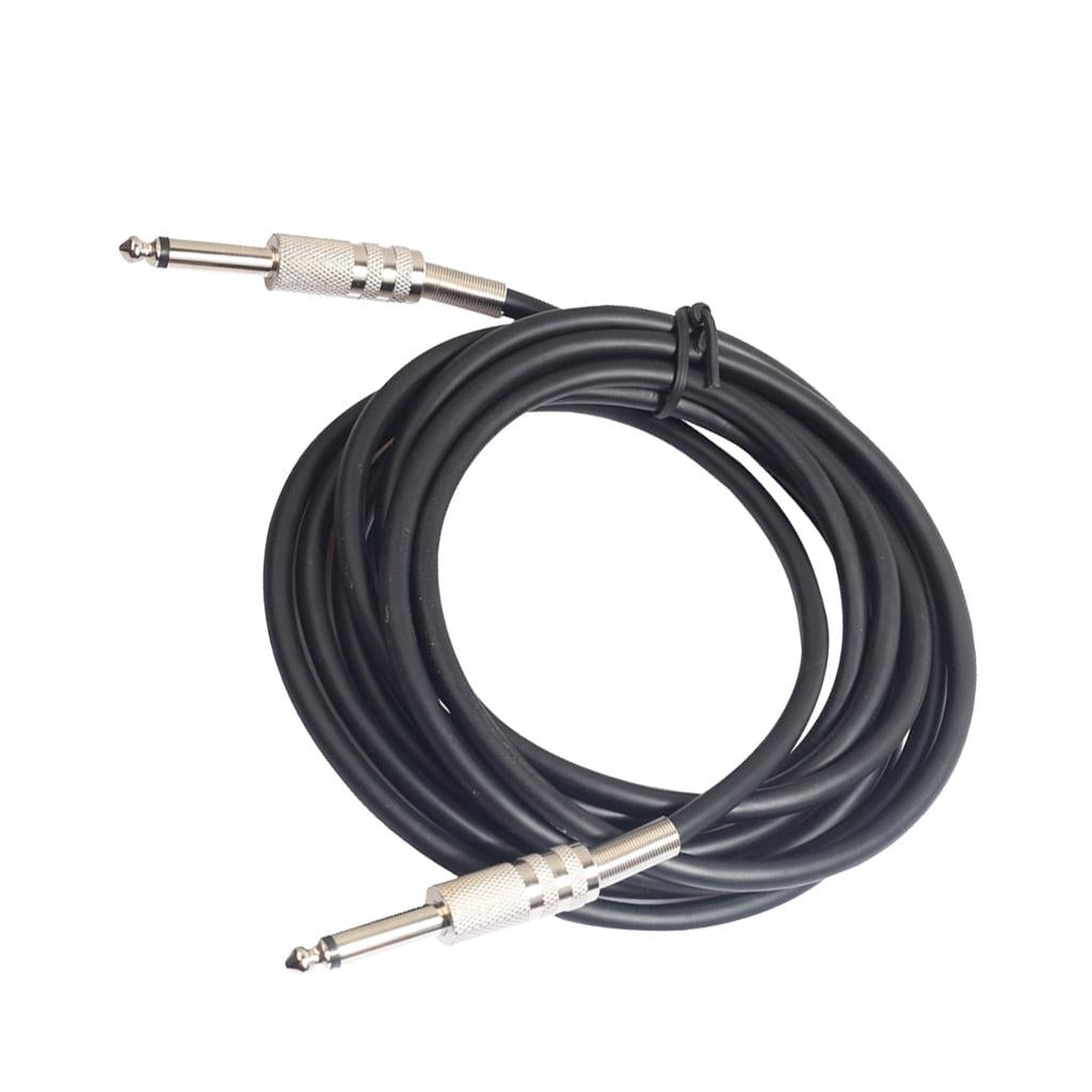 Instrument Cable 1/4inch Straight to Straight for Electric Guitar 1000cm