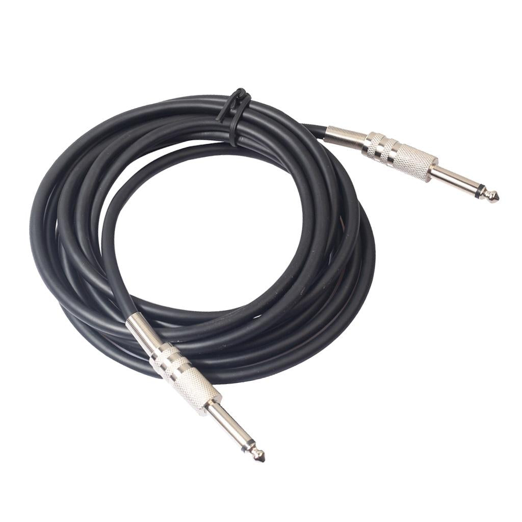 Instrument Cable 1/4inch Straight to Straight for Electric Guitar 1000cm