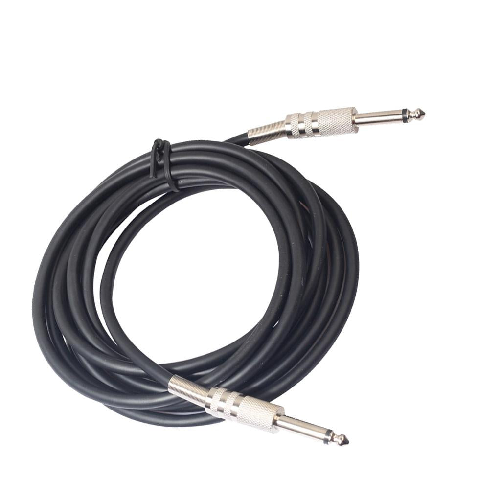 Instrument Cable 1/4inch Straight to Straight for Electric Guitar 1000cm