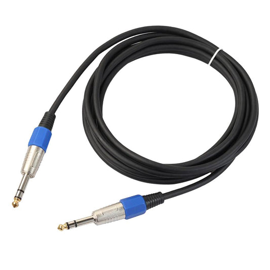 Stereo 6.35mm Electric Guitar Bass Cable Amp Cord for Home Theatre KTV 10m