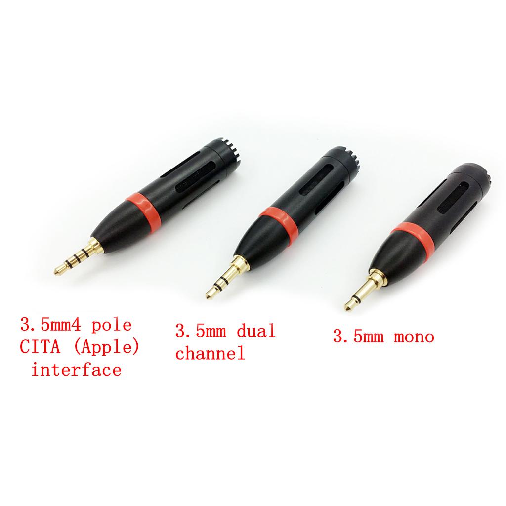 Durable Mini Condenser Microphone Mic 3.5mm Mono