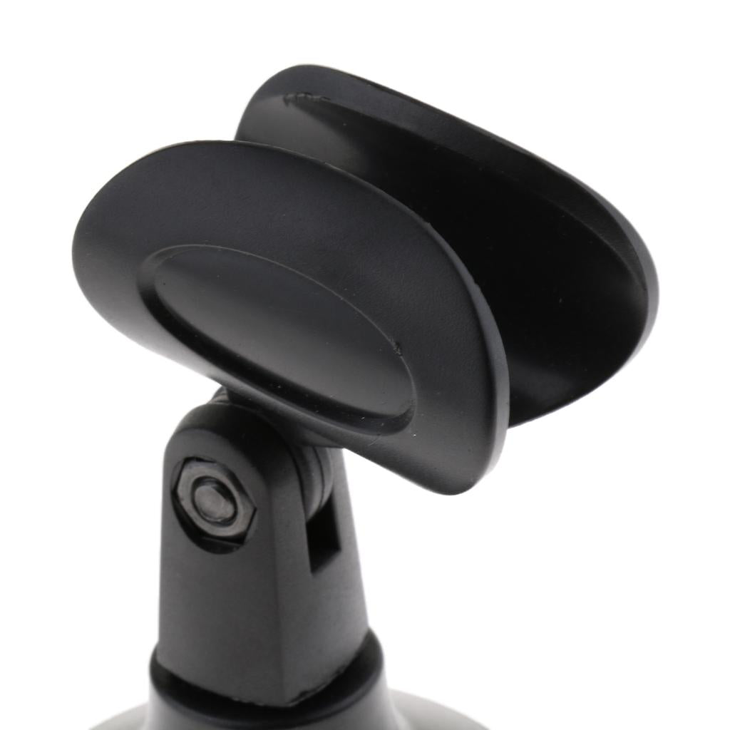 Microphone Stand Holder Support Hand Free Mic Parts Black