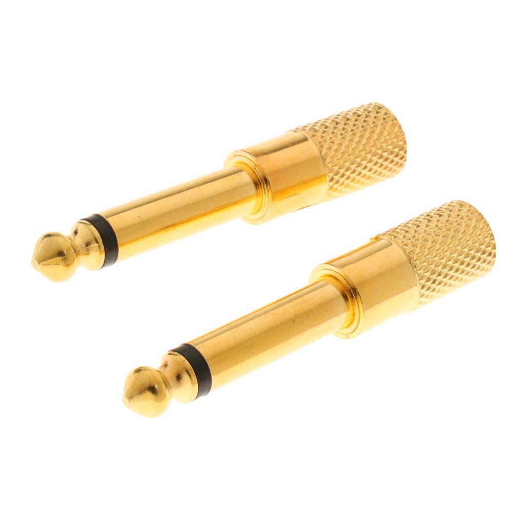 6.35mm Male to 3.5mm Female Stereo Adapter Converter