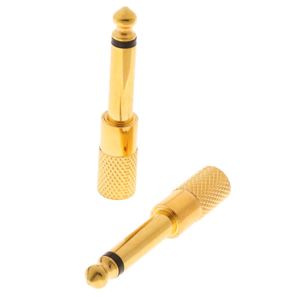 6.35mm Male to 3.5mm Female Stereo Adapter Converter