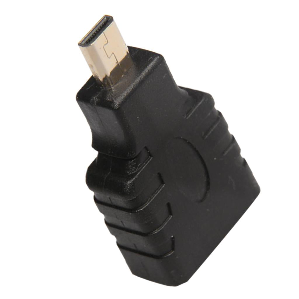 Micro HDMI Male Plug to HDMI Female Jack Socket Converter Adapter