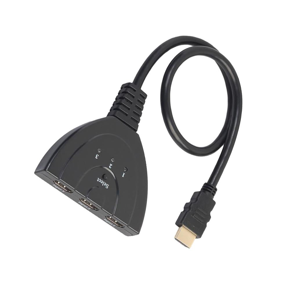 HDMI Splitter 3 In 1 Out 1080P 3D Adapter Cable Switcher HDMI Switch