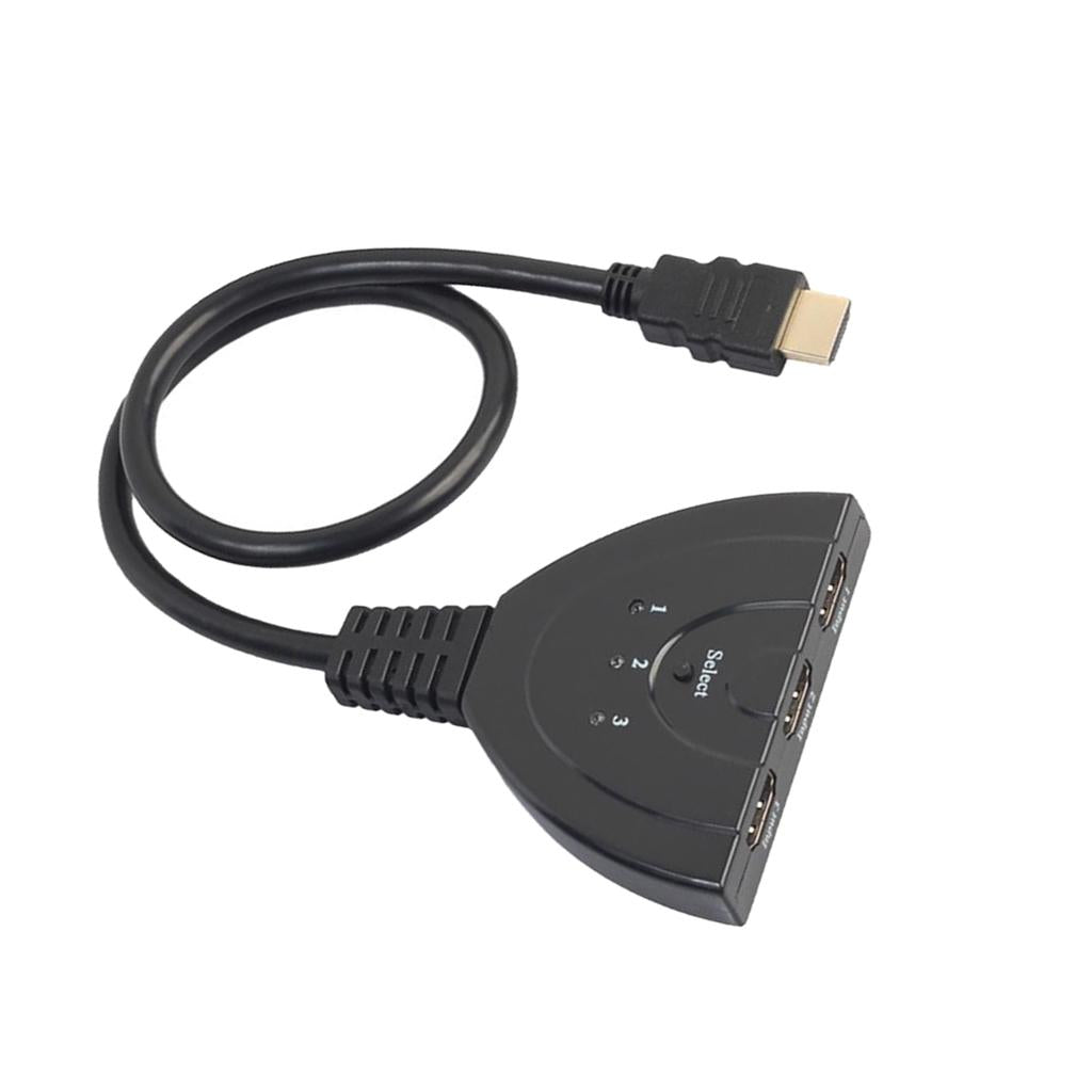 HDMI Splitter 3 In 1 Out 1080P 3D Adapter Cable Switcher HDMI Switch