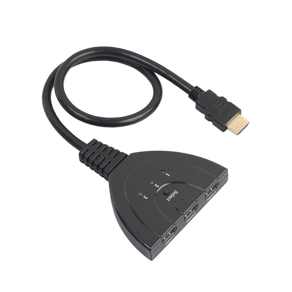 HDMI Splitter 3 In 1 Out 1080P 3D Adapter Cable Switcher HDMI Switch