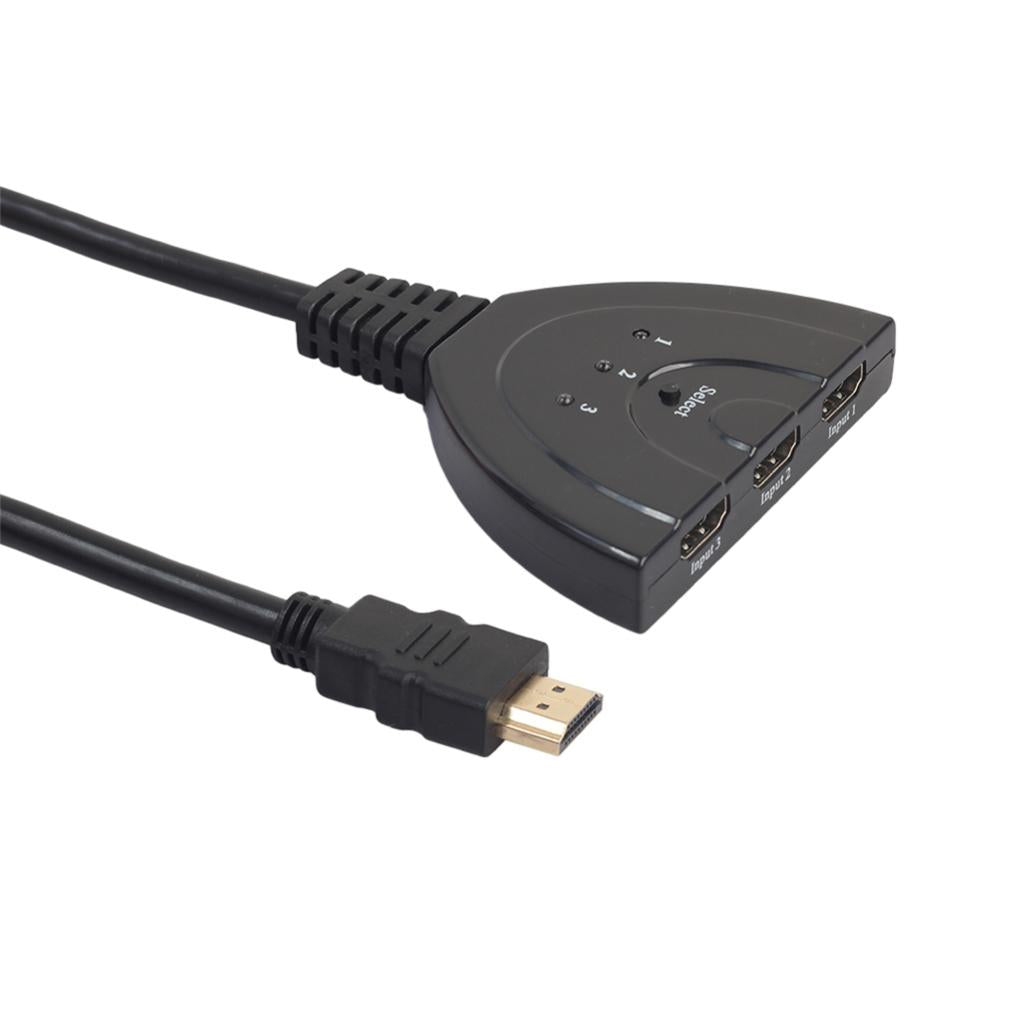 HDMI Splitter 3 In 1 Out 1080P 3D Adapter Cable Switcher HDMI Switch