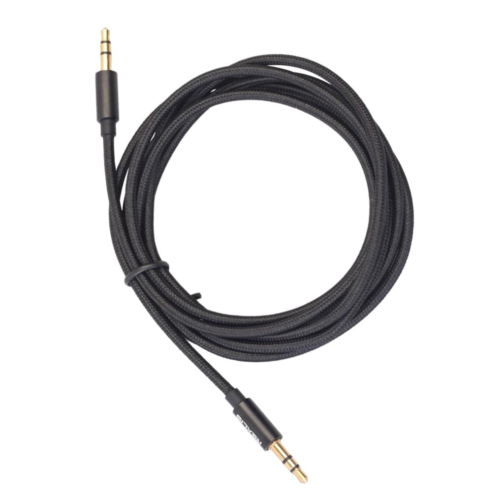3.5mm Stereo Gold-plated Head Car AUX Audio Cable for Phone /Speaker 180cm