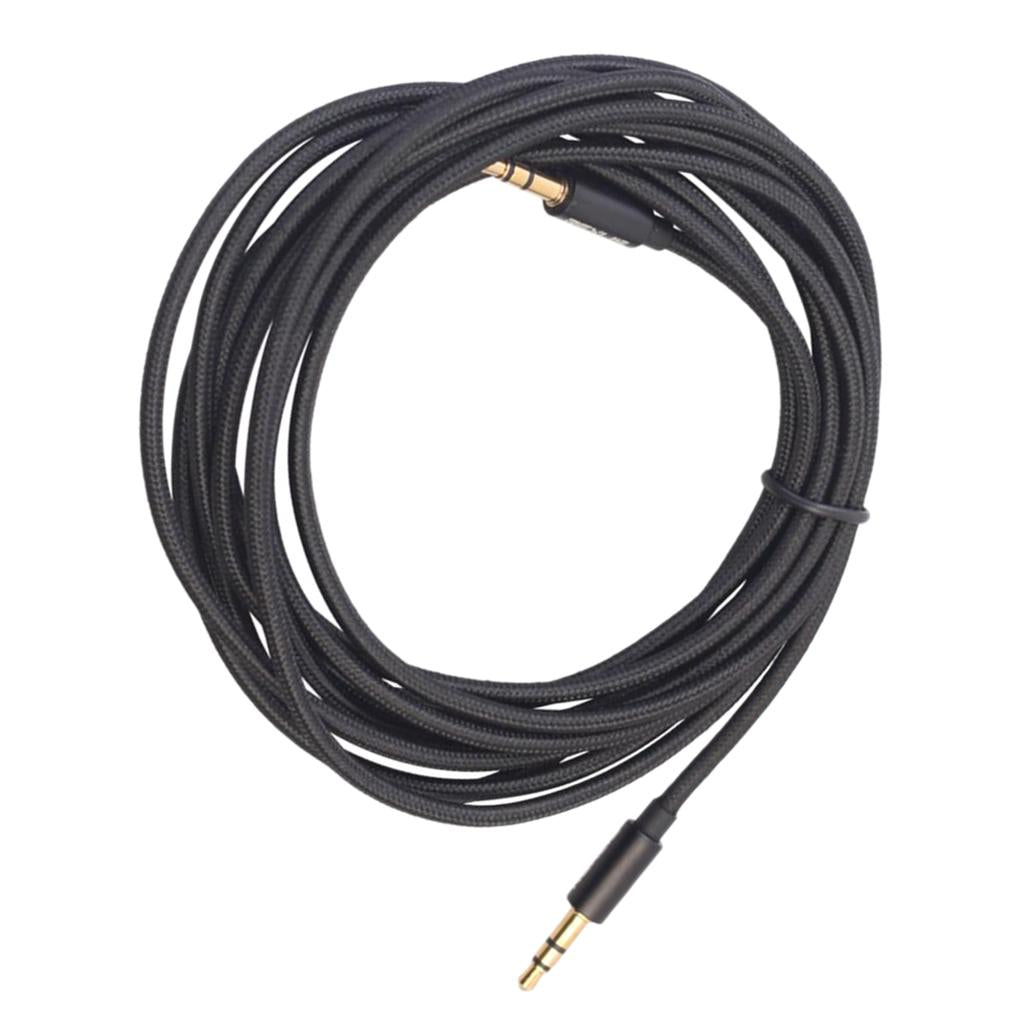 3.5mm Stereo Gold-plated Head Car AUX Audio Cable for Phone /Speaker 300cm