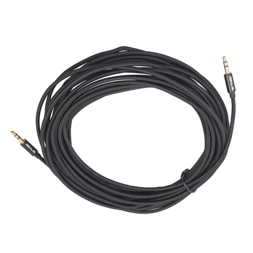 3.5mm Stereo Gold-plated Head Car AUX Audio Cable for Phone /Speaker 760cm