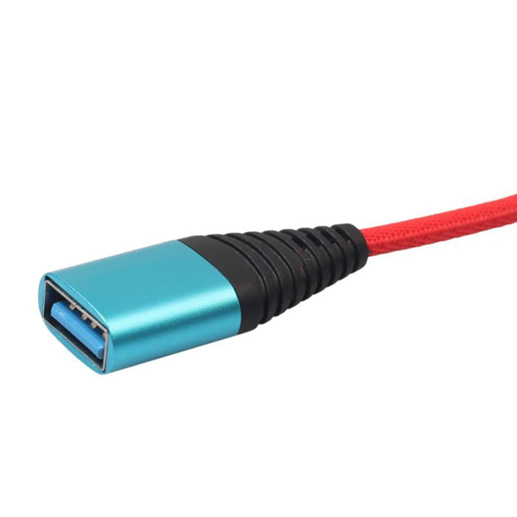 USB Type C Cable 2 in 1 for Sumsang Galaxy S9 Blue