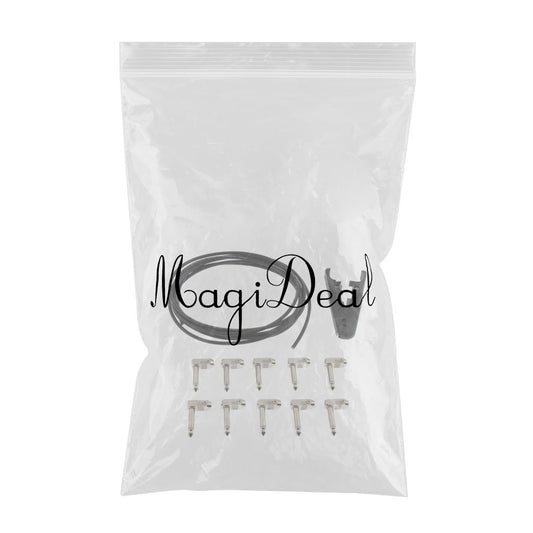 6.35mm Audio Pedal Board Kit DIY Patch Cables Cords for Guitar Bass