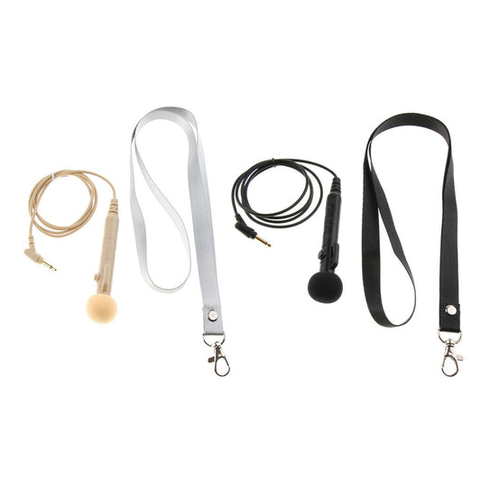 1 Set Wired Microphone Handheld Mic Black