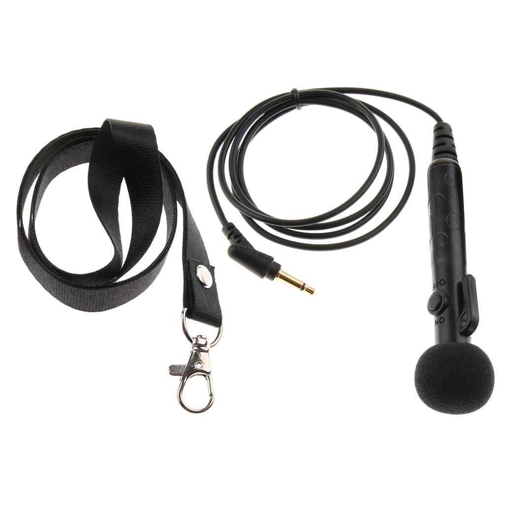 1 Set Wired Microphone Handheld Mic Black