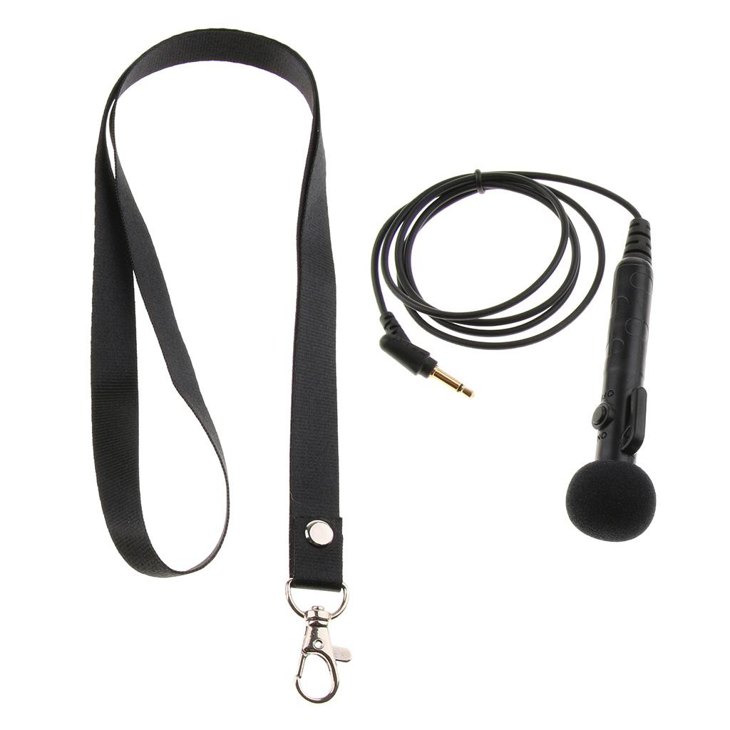 1 Set Wired Microphone Handheld Mic Black