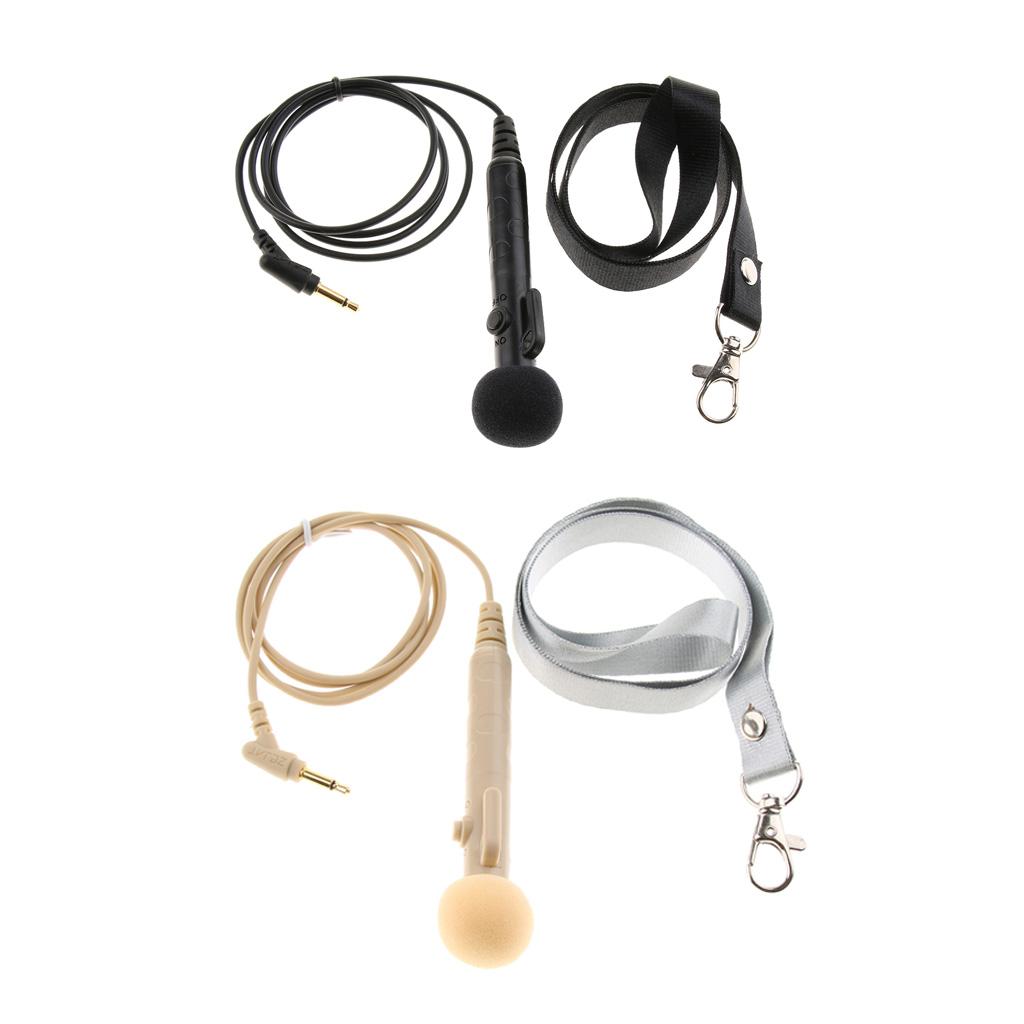 1 Set Wired Microphone Handheld Mic Black