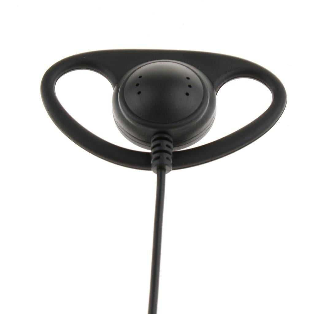 3.5mm Unilateral Headphone Plug Ear Hook Headset  3.5mm Mono Straight Head