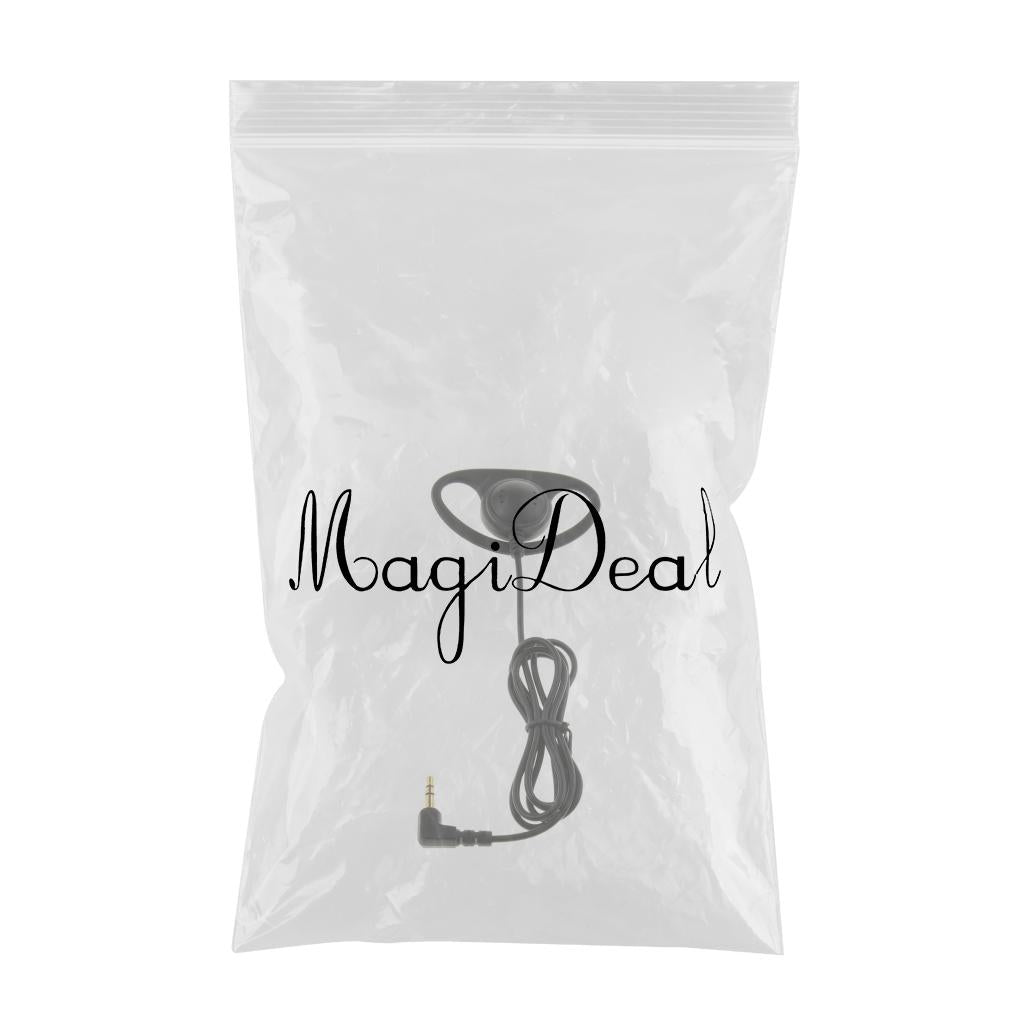 3.5mm Unilateral Headphone Plug Ear Hook Headset  3.5mm Stereo Elbow
