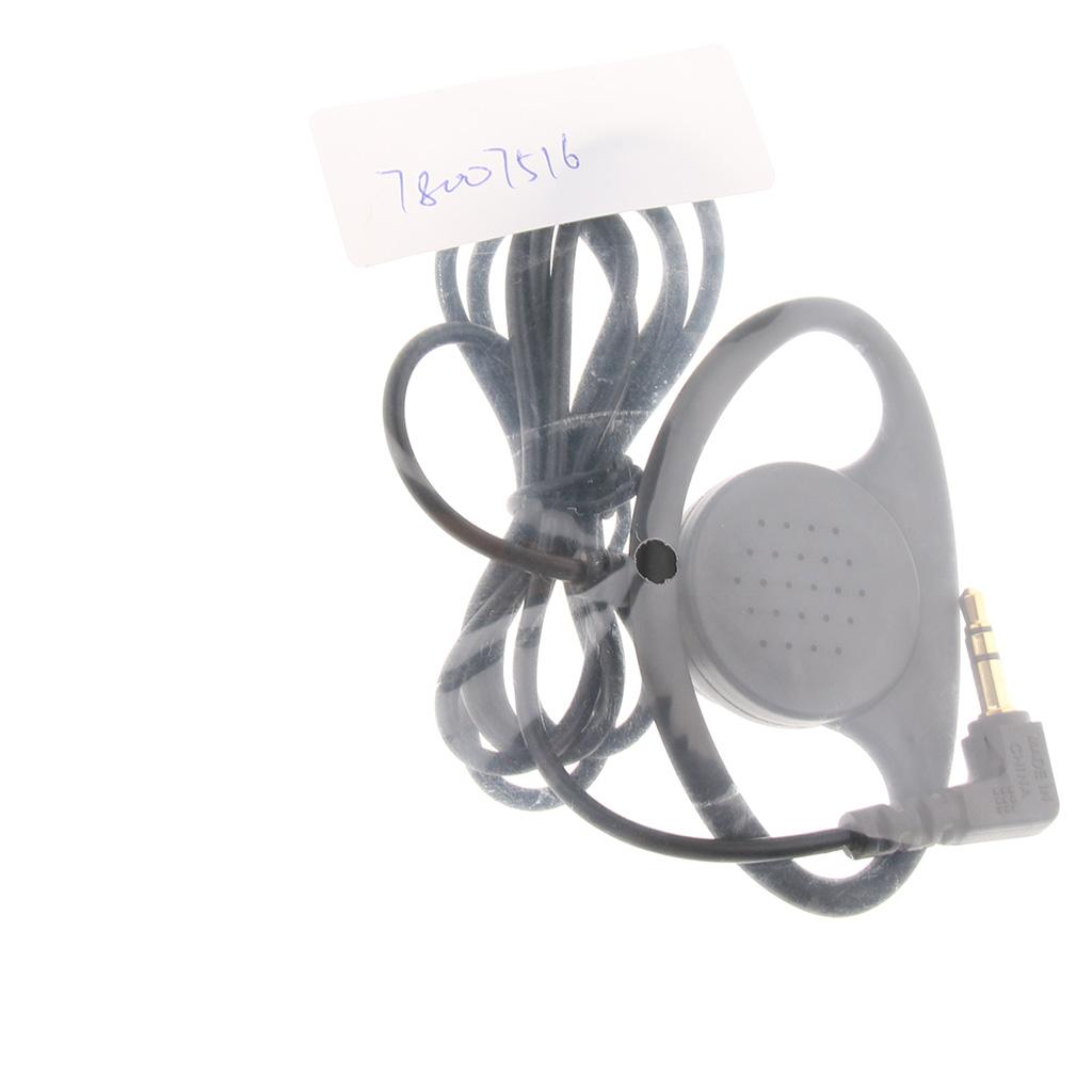 3.5mm Unilateral Headphone Plug Ear Hook Headset  3.5mm Stereo Elbow