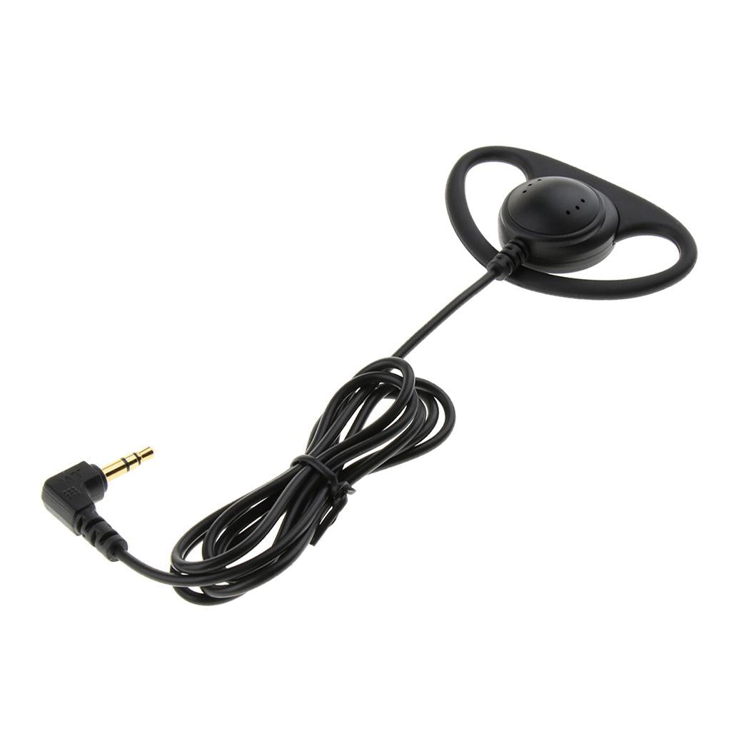 3.5mm Unilateral Headphone Plug Ear Hook Headset  3.5mm Stereo Elbow