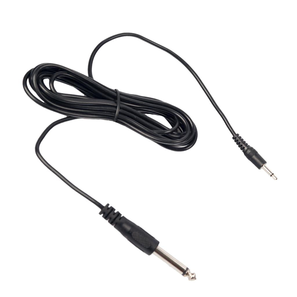 6.35mm Male to 3.5mm Male Stereo Audio Cable for Electric Violin Cello Parts