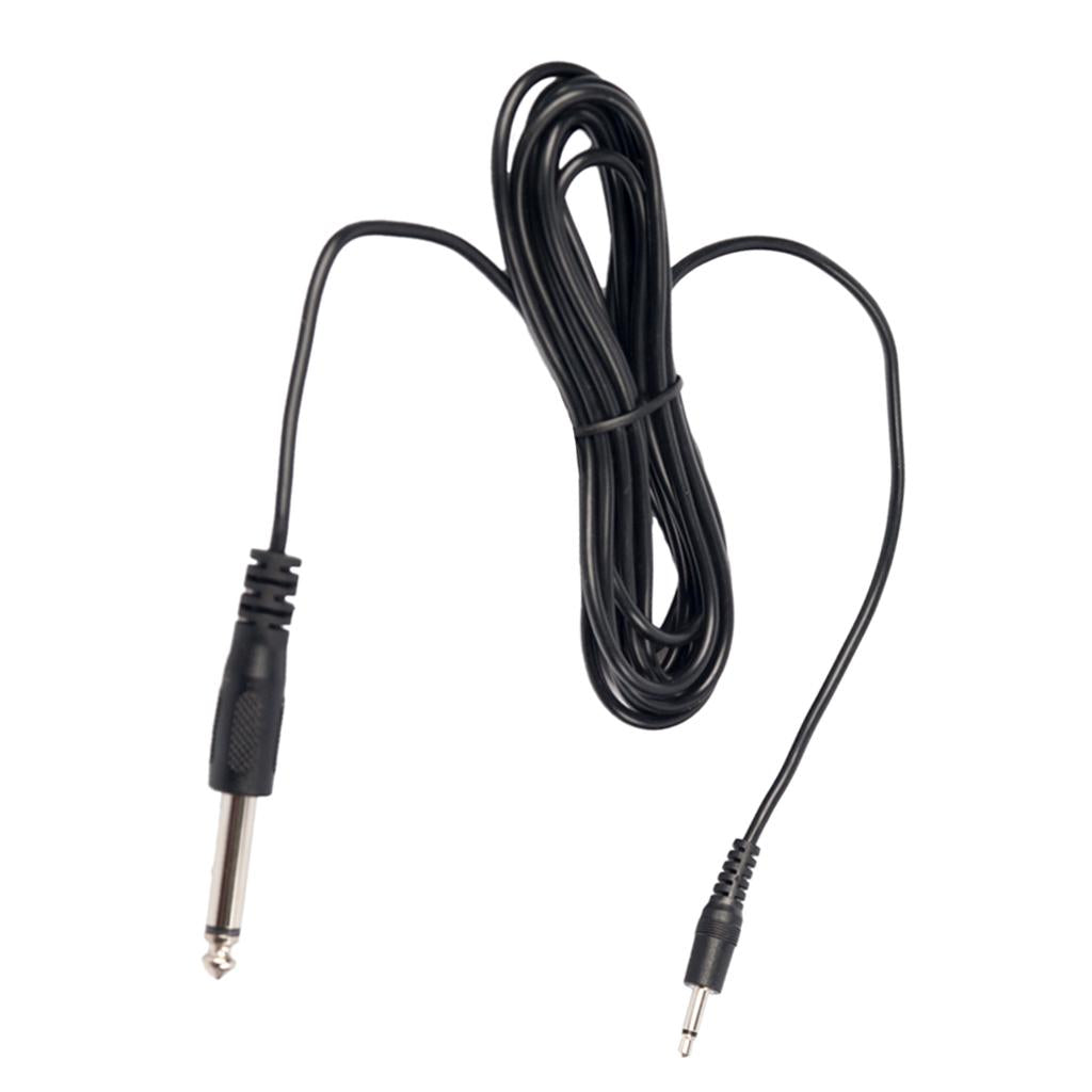 6.35mm Male to 3.5mm Male Stereo Audio Cable for Electric Violin Cello Parts