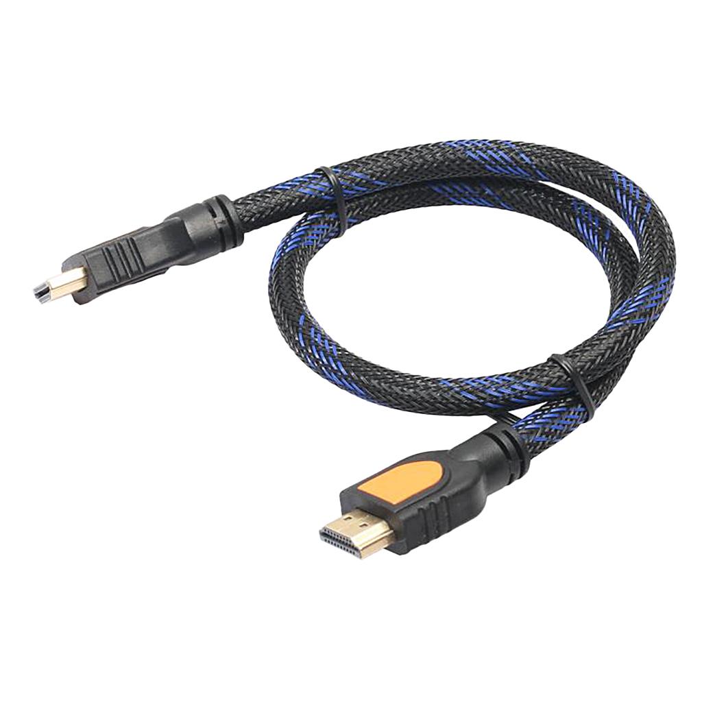 Premium High Speed HDMI 2.0 Male to Male Adapter Cable Support 1080P 0.5m