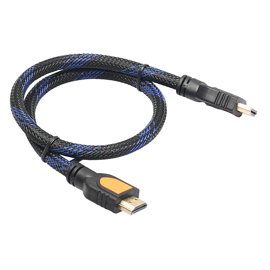 Premium High Speed HDMI 2.0 Male to Male Adapter Cable Support 1080P 0.5m