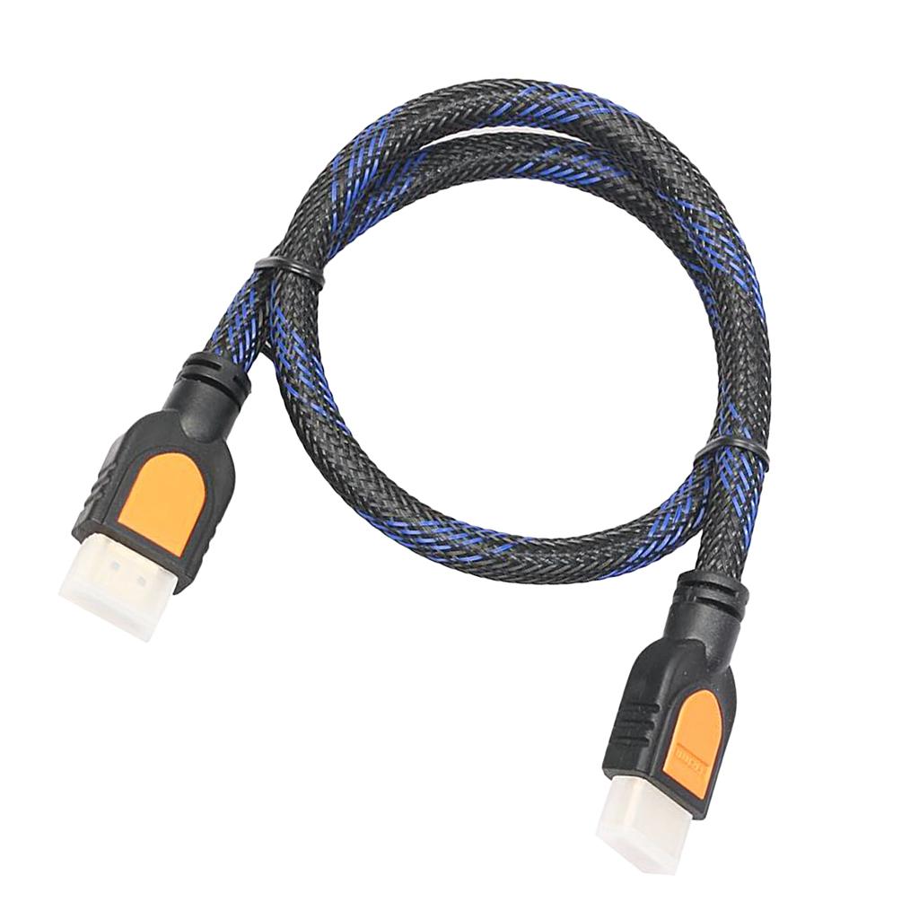 Premium High Speed HDMI 2.0 Male to Male Adapter Cable Support 1080P 0.5m