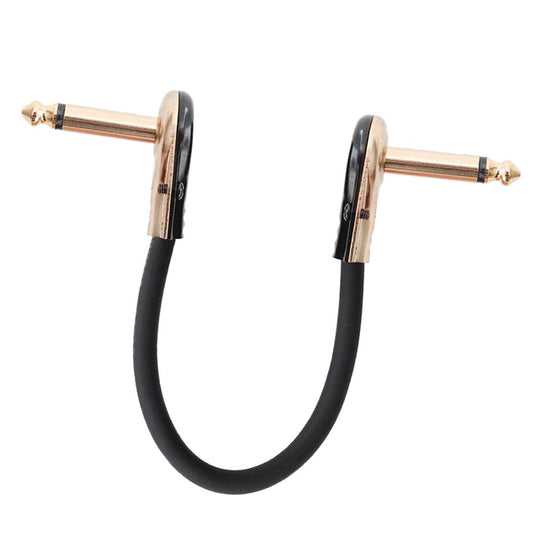 Guitar Patch Cable Right Angle 1/4'' Instrument Cable for Effect Pedals