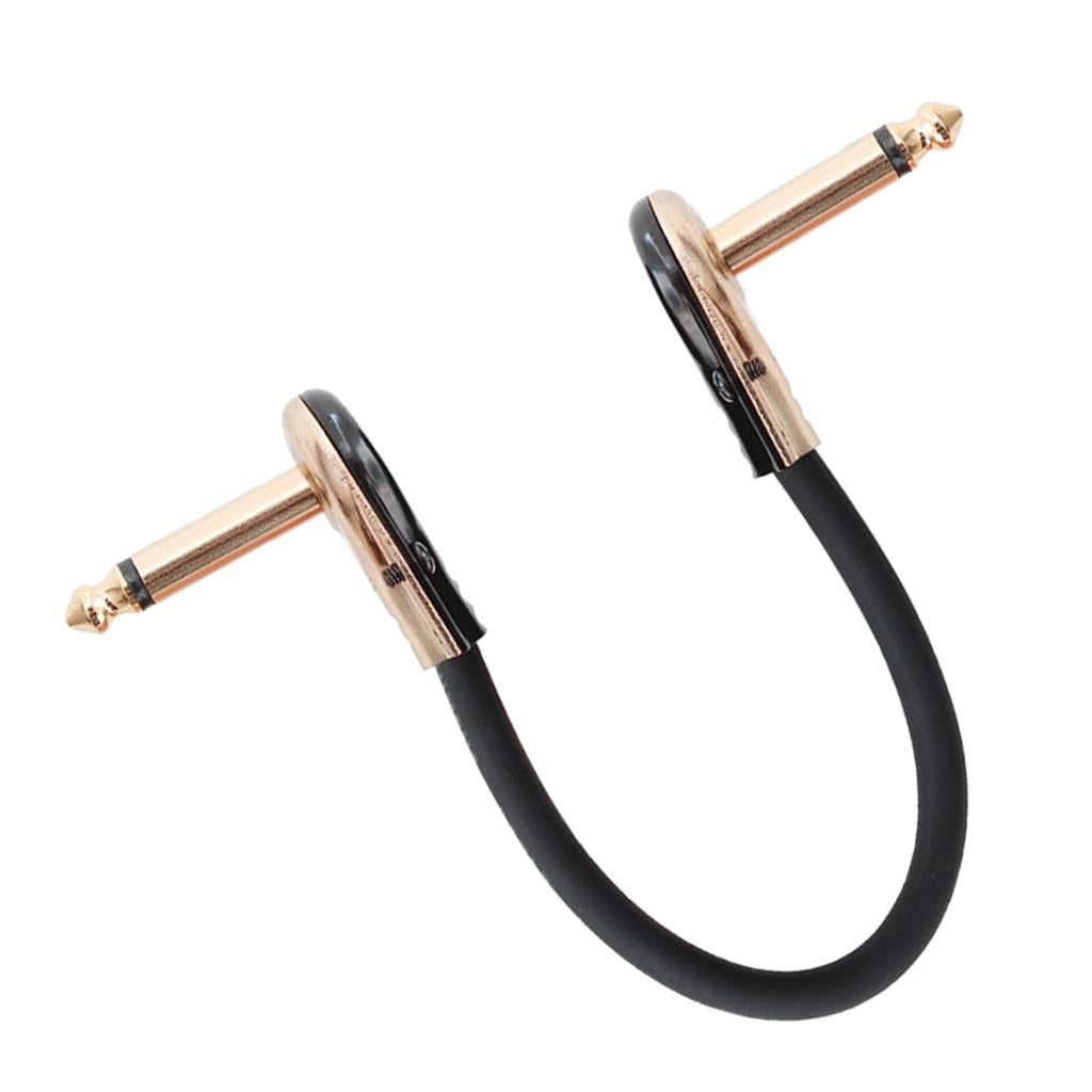 Guitar Patch Cable Right Angle 1/4'' Instrument Cable for Effect Pedals