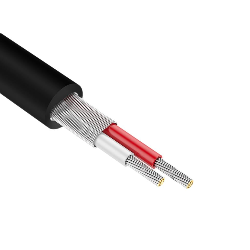 Stereo Audio Cable Wire Cord 3.5mm to 2 RCA Male Y Splitter Cable 500cm