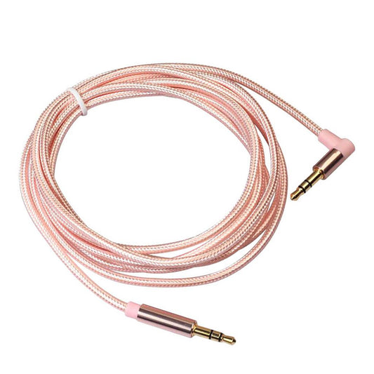3.5mm Right Angle to Straight Audio Male to Male Stereo Jack Cable Cord 20cm