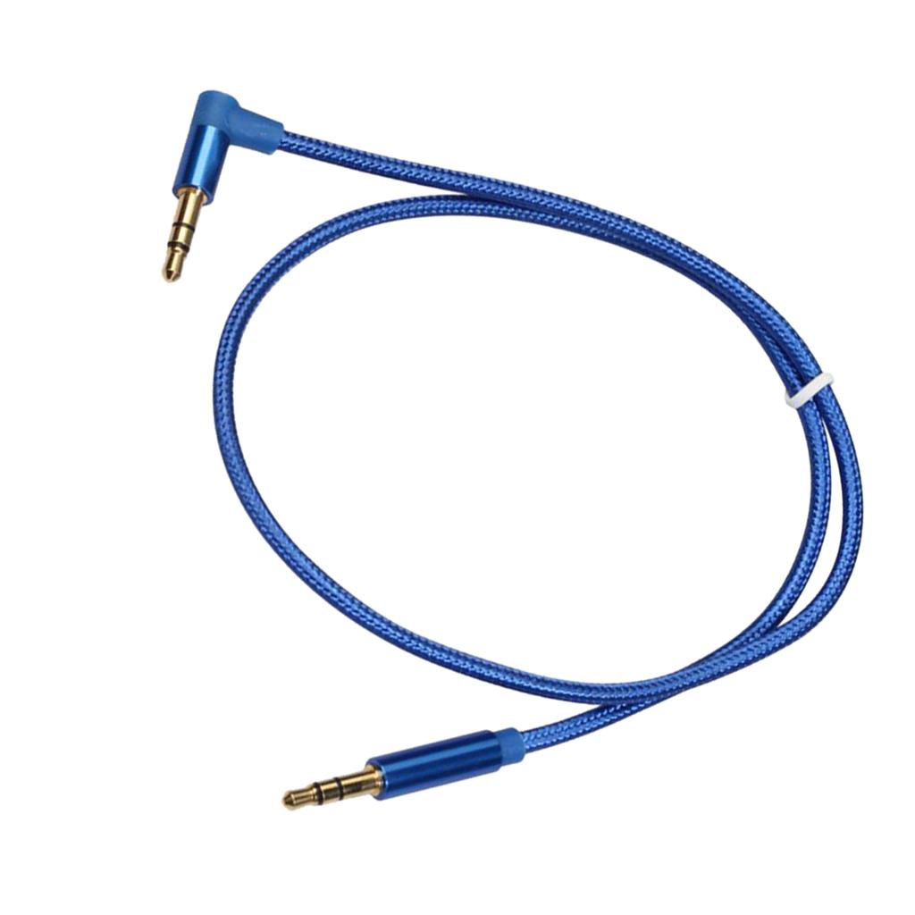 3.5mm Male to Male Stereo Audio Cable Cord for Mobile Phone Car Stereo 0.5M