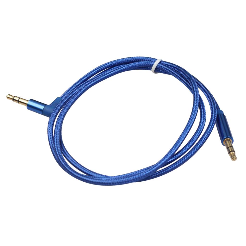 3.5mm Male to Male Stereo Audio Cable Cord for Mobile Phone Car Stereo 1.0M