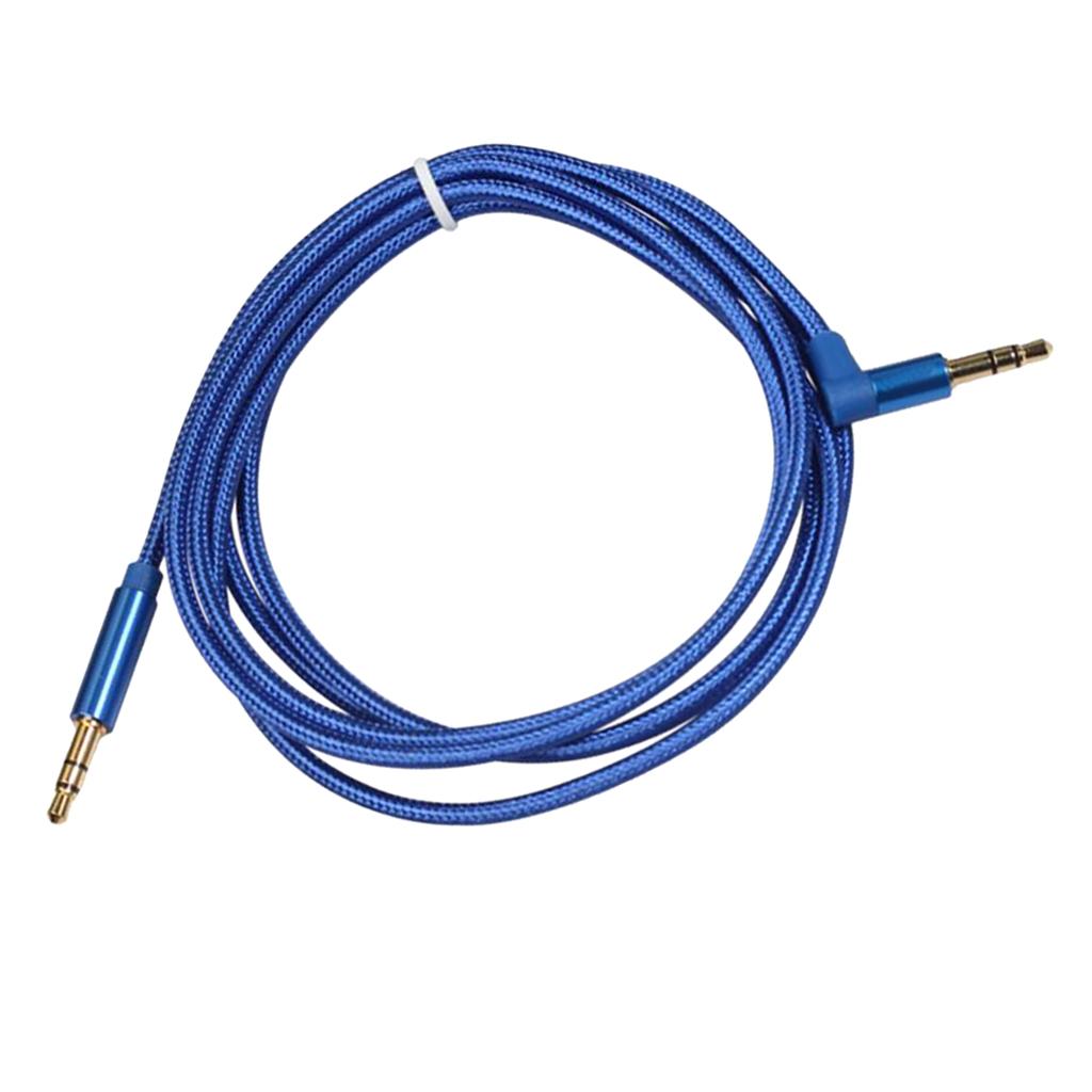 3.5mm Male to Male Stereo Audio Cable Cord for Mobile Phone Car Stereo 1.5M